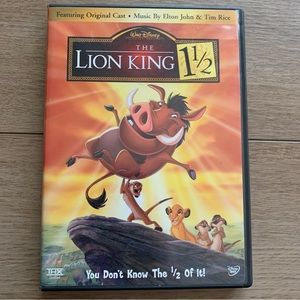 Walt Disney the lion king 1 1/2 movie on DVD